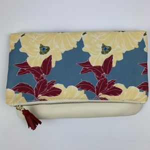 Rachel Pally Reversible Fold Floral Clutch B11